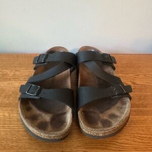 Birkenstock Brown Leather Footbed